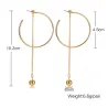 Ball & Hoops Long EarringsEarrings