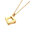 Irregular Square Shape Necklace & Earrings Jewellery Set