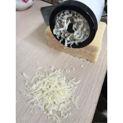 Stainless steel - cheese & chocolate grater - rotary grinder - mill