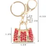 Red Crystal Handbag keychainKeyrings