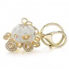 Crystal pumpkin - carriage - keychainKeyrings