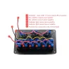 6 Gang 12V switch panel - 5V Dual USB - digital voltmeterSwitches