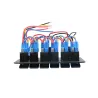6 Gang 12V switch panel - 5V Dual USB - digital voltmeterSwitches
