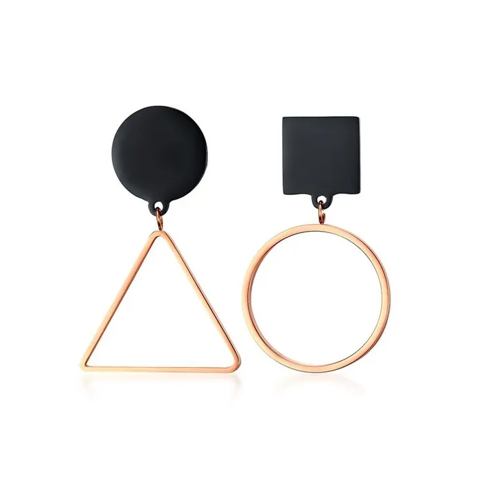 Asymmetrical geometric stud earringsEarrings