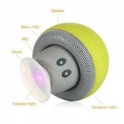 Mini mushroom - wireless Bluetooth speaker - waterproof