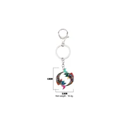 Pisces Zodiac Sign Keychain KeyringKeyrings
