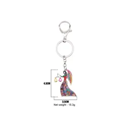 Libra Zodiac Sign Keychain KeyringKeyrings