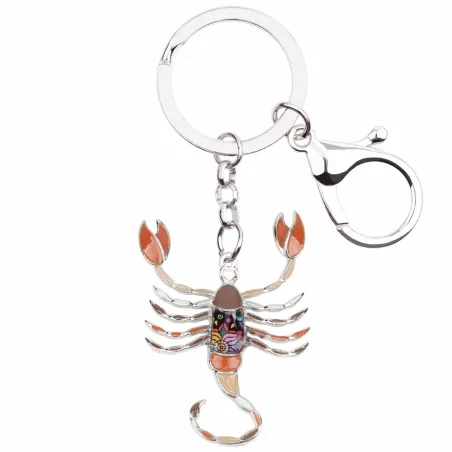 Scorpio Zodiac Sign Keychain Keyring