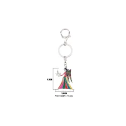 Virgo Zodiac Sign Keychain KeyringKeyrings