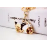 Motorcycle Enamel Crystal Keychain KeyringKeyrings