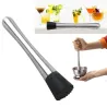Cocktail fruit muddler - stainless steel bar mixer - crusherBar supply
