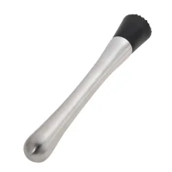 Cocktail fruit muddler - stainless steel bar mixer - crusherBar supply