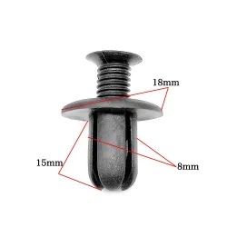 Universal car door trunk rack bumper expansion screws 100pcsInterior parts