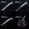 Pipe shaped tea infuser - stainless steel strainer