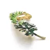 Crystal Pine tree broochBrooches