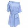 Plus size - off shoulder striped dressDresses