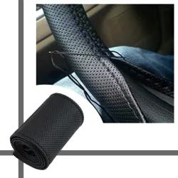 Leather car steering wheel coverSteering wheel covers