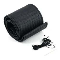 Leather car steering wheel coverSteering wheel covers