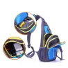 Waterproof nylon chest shoulder bag backpack unisex