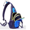Waterproof nylon chest shoulder bag backpack unisex