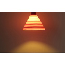 Silicone pendant light bulb holder lampshade E27