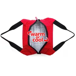 Portable thermal canvas lunch bag