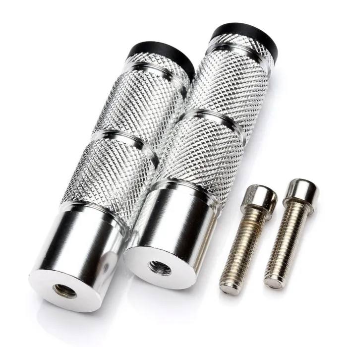 Universal motorcycle aluminum footrests 2 pieces