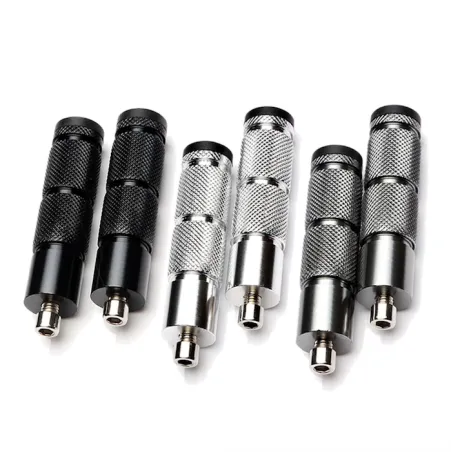 Universal motorcycle aluminum footrests 2 pieces