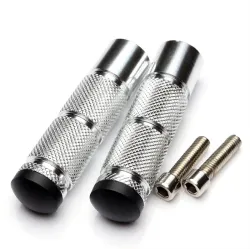Universal motorcycle aluminum footrests 2 pieces