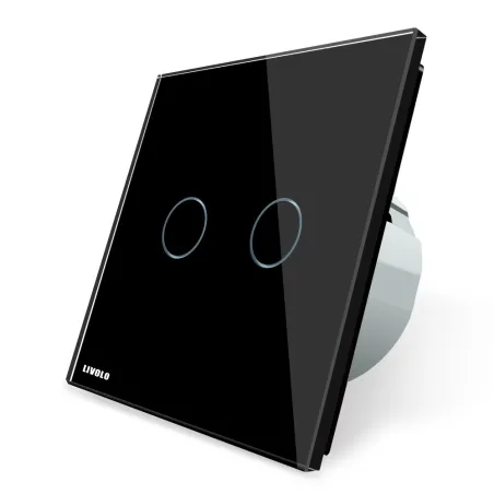 220 - 250V wall crystal glass touch switch panel