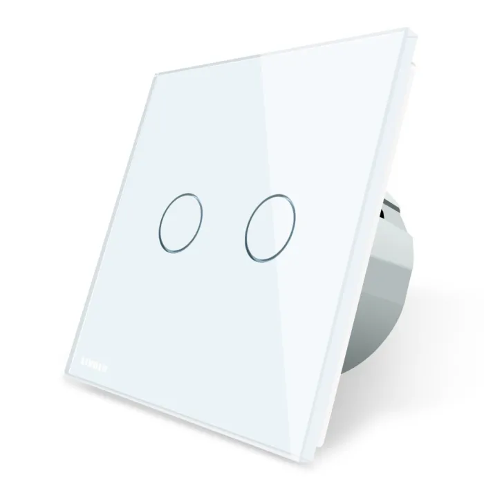 220 - 250V wall crystal glass touch switch panel