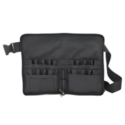 Portable makeup cosmetic bag with belt