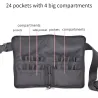Portable makeup cosmetic bag with belt