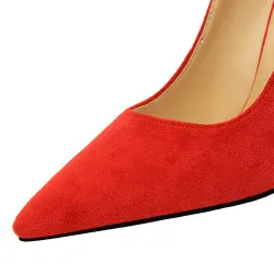 Suede high heel pumpsHigh heels