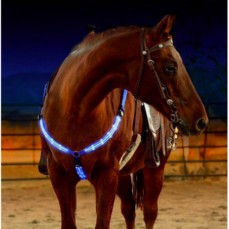 LED horse harness chest strap breastplate collarHorses