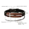 Retro rosewood genuine leather bracelet