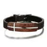 Retro rosewood genuine leather bracelet