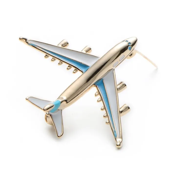 Jumbo airplane - broochBrooches