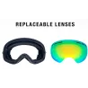 UV400 anti-fog double layer ski snowboard goggles