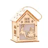 Wooden Christmas house with LED - do it yourself