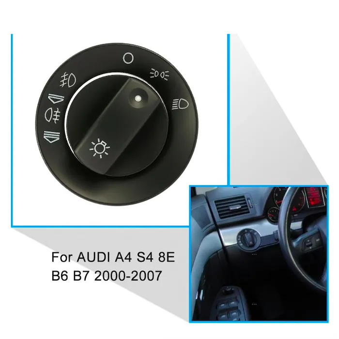 Audi A4 S4 8E B6 B7 2000-20007 - headlight / fog / light switchSwitches