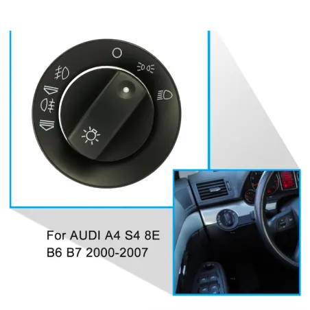 Audi A4 S4 8E B6 B7 2000-20007 - headlight / fog / light switchSwitches