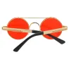Round vintage steampunk sunglasses unisex