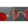 Round vintage steampunk sunglasses unisex