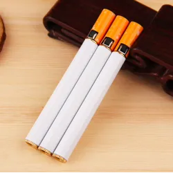 Cigarette shape refillable butane gas lighter