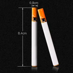 Cigarette shape refillable butane gas lighter