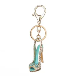 Crystal high heel shoe - keychainKeyrings