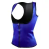 Neoprene body shaper training slimming vest with zipper