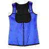 Neoprene body shaper training slimming vest with zipper