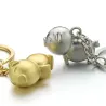 Piggy - metal keychain - keyring